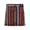 Versace Striped Denim Skirt - VERSACE