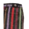 Versace Striped Denim Skirt - VERSACE