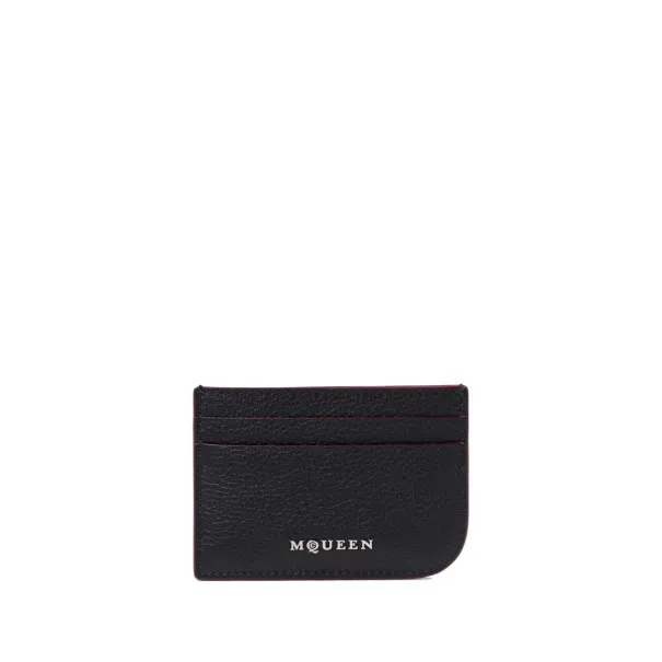 Alexander McQueen leather card case - 