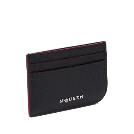 Alexander McQueen leather card case - 