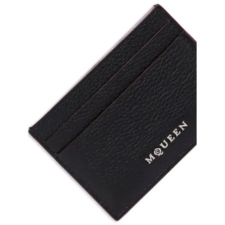 Alexander McQueen leather card case - 