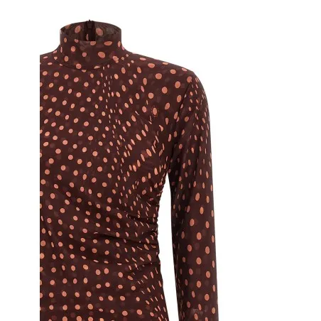 Stella Mccartney Polka Dot Mesh Dress - 