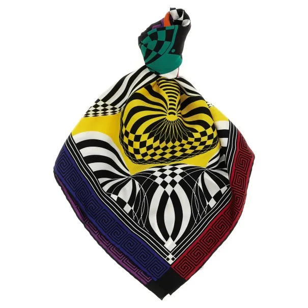Versace Theatre Print Silk Scarf - VERSACE