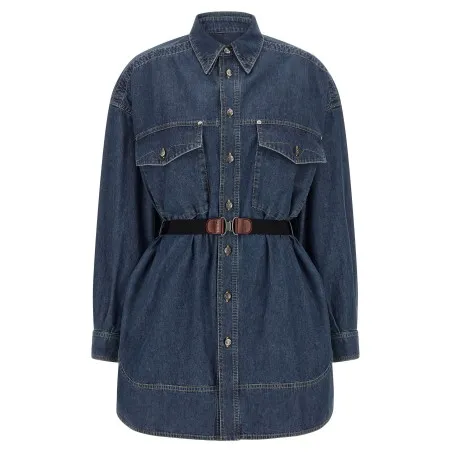 Versace Chambray Denim Dress - VERSACE