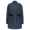 Versace Chambray Denim Dress - VERSACE