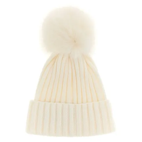 Moncler Pompon Wool Beanie - MONCLER