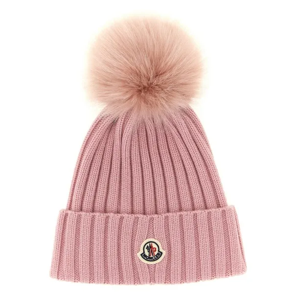 Moncler Pompon Wool Beanie - MONCLER