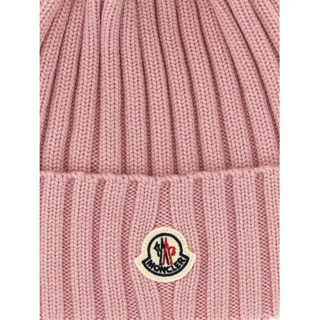 Moncler Pompon Wool Beanie - MONCLER