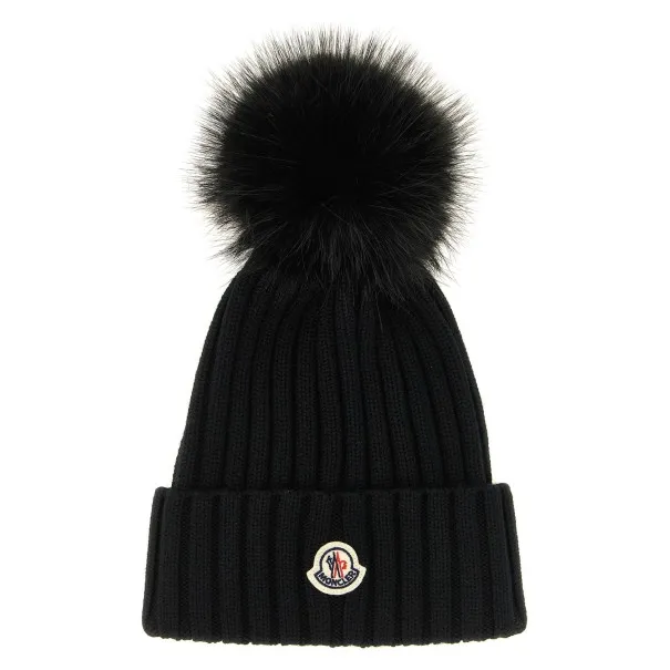Moncler Pompon Wool Beanie - MONCLER