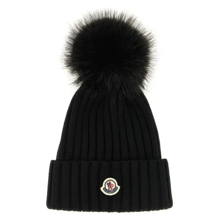 Moncler Pompon Wool Beanie - MONCLER