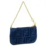 Fendi Ff Mini Denim Pouch - FENDI
