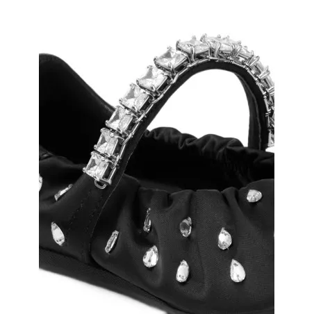JIMMY CHOO Flat shoes BLACK - JIMMY CHOO