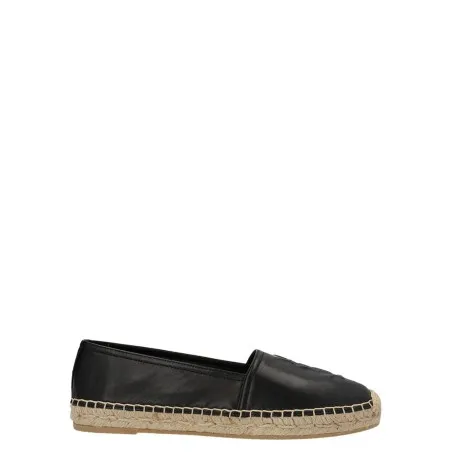 Saint Laurent Logo Leather Espadrilles - Yves Saint Laurent