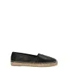 Saint Laurent Logo Leather Espadrilles - Yves Saint Laurent