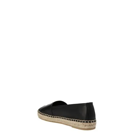 Saint Laurent Logo Leather Espadrilles - Yves Saint Laurent