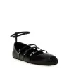 Alexander McQueen Leather Strap Ballet Flats - 