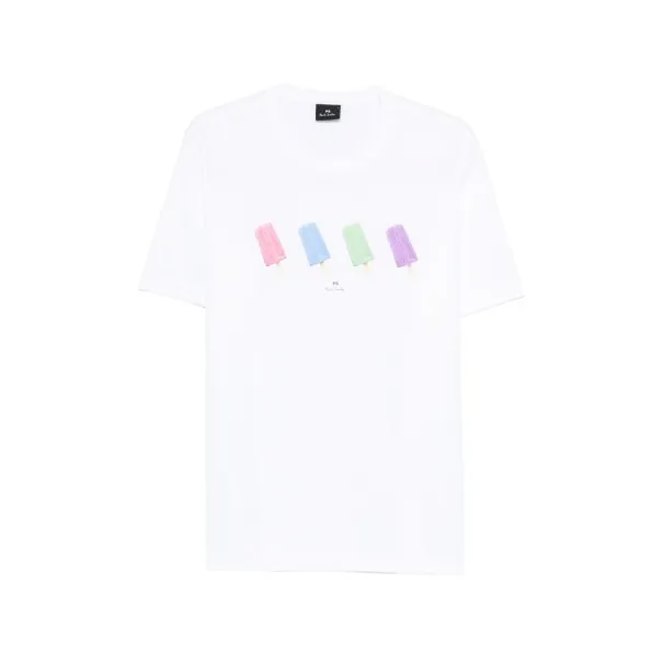 Paul Smith Printed cotton t-shirt - PAUL SMITH