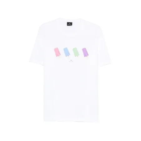 Paul Smith Printed cotton t-shirt - PAUL SMITH