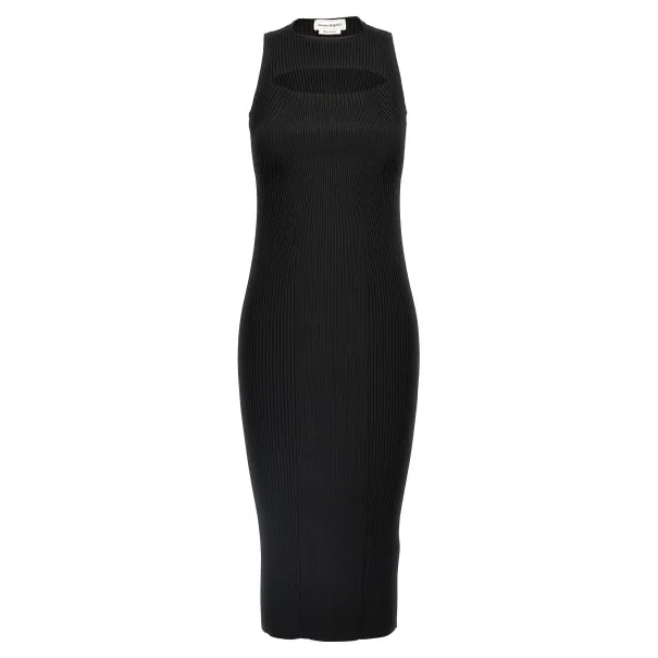 Alexander McQueen Ribbed Knit Dress - 