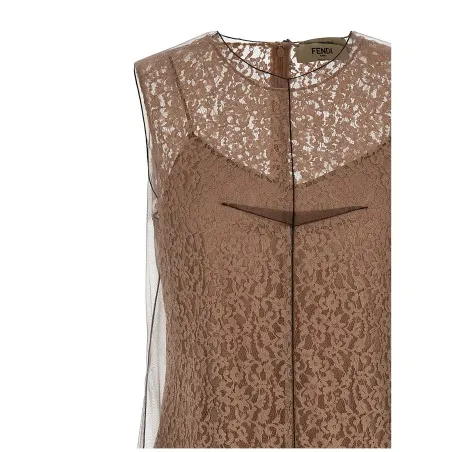 Fendi Floral Lace Dress - FENDI