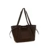 Tory Burch Romy Suede Leather Tote Bag - TORY BURCH