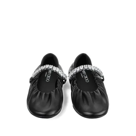 JIMMY CHOO Flat shoes BLACK - JIMMY CHOO