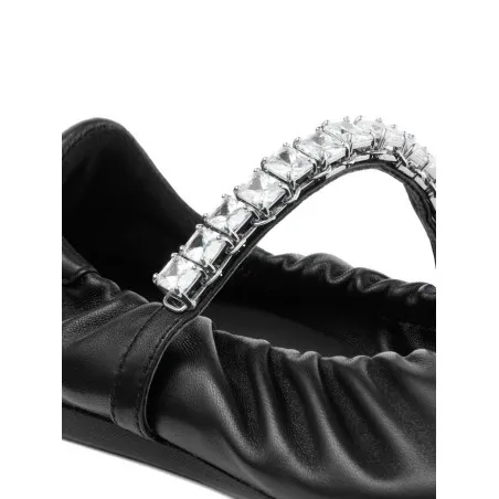 JIMMY CHOO Flat shoes BLACK - JIMMY CHOO
