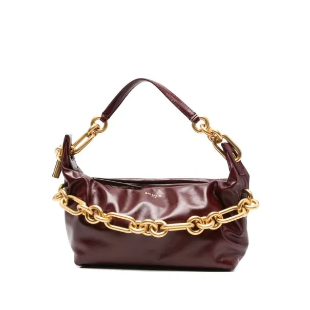 Balmain Medium Sync Bag In Calfskin Leather - BALMAIN