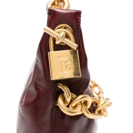 Balmain Medium Sync Bag In Calfskin Leather - BALMAIN