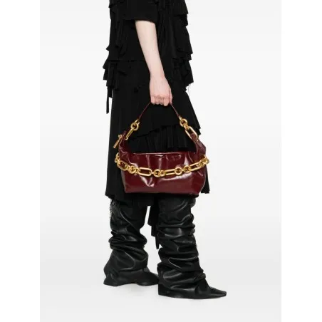 Balmain Medium Sync Bag In Calfskin Leather - BALMAIN