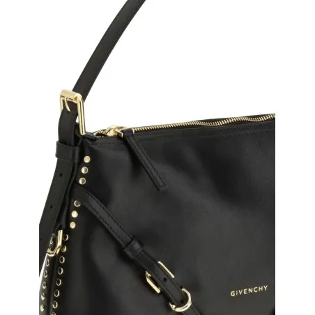 Givenchy Mini Voyou Bag In Leather With Studs - GIVENCHY