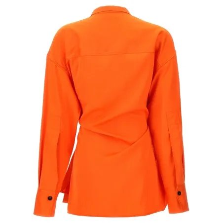 Ferragamo Satin Asymmetric Shirt - salvatore ferragamo