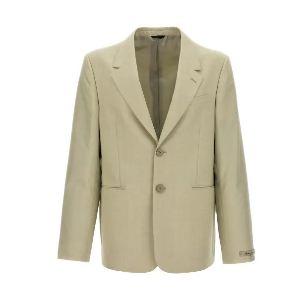 Fendi Single-breasted Wool Blazer - FENDI