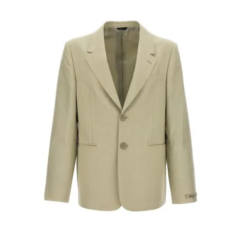 Fendi Single-breasted Wool Blazer - FENDI