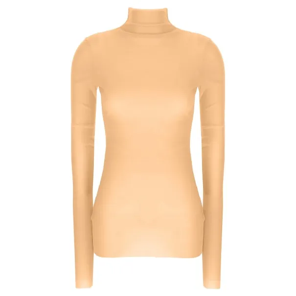 Jil Sander Silk Turtleneck Top - JIL SANDER