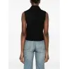 Saint Laurent Cotton sleeveless polo shirt - Yves Saint Laurent