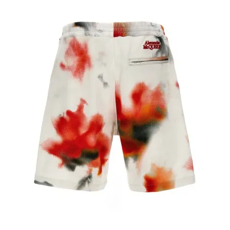 Alexander McQueen Obscured Flower Bermuda Shorts - 