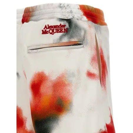 Alexander McQueen Obscured Flower Bermuda Shorts - 