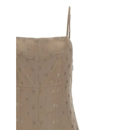 Fendi Satin Midi Dress - FENDI