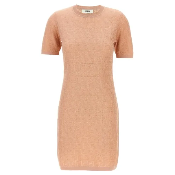 Fendi Ff Cotton Dress - FENDI