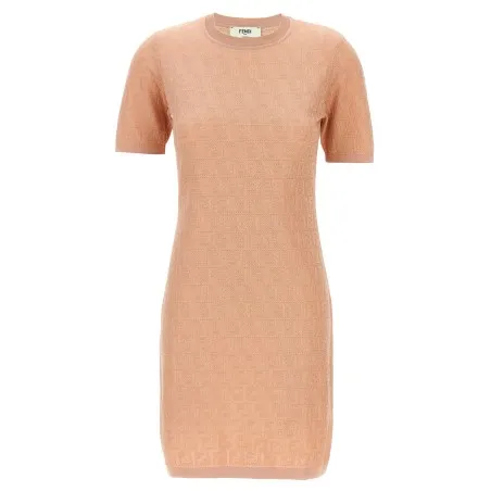 Fendi Ff Cotton Dress - FENDI