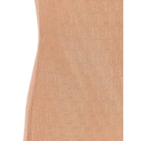 Fendi Ff Cotton Dress - FENDI