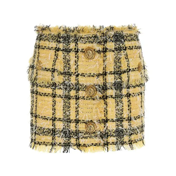 Balmain Lurex Tweed Skirt - BALMAIN