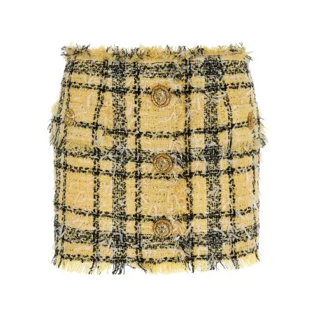 Balmain Lurex Tweed Skirt - BALMAIN