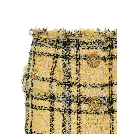 Balmain Lurex Tweed Skirt - BALMAIN