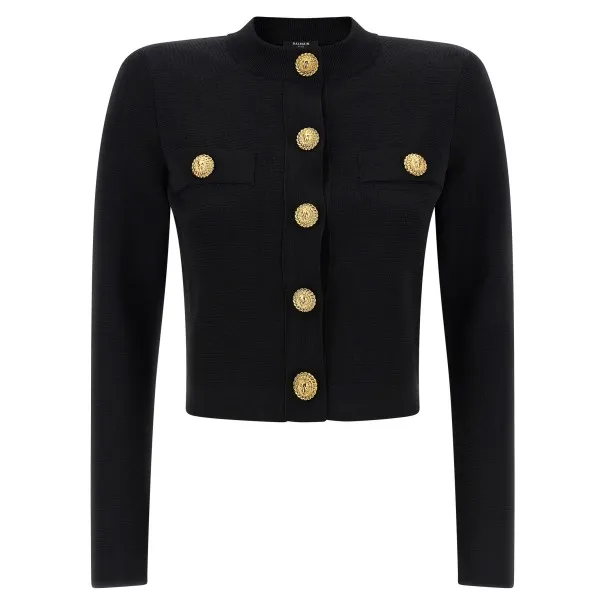 Balmain Cropped Cardigan - BALMAIN