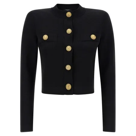Balmain Cropped Cardigan - BALMAIN