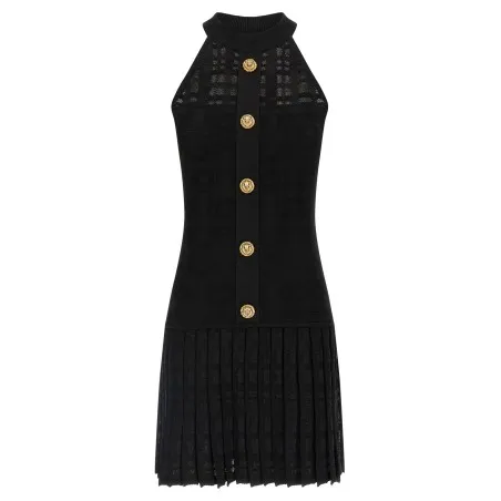 Balmain Tartan Knit Dress - BALMAIN