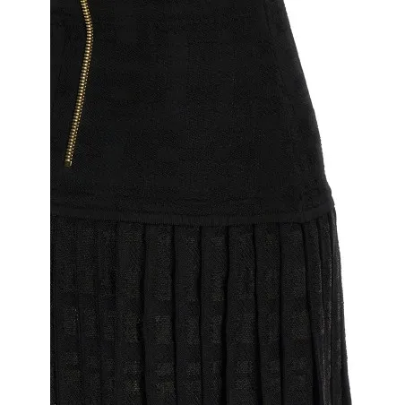 Balmain Tartan Knit Dress - BALMAIN