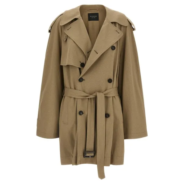 Balenciaga Cotton Trench Coat - BALENCIAGA